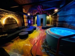 wellness, sauna a striptér