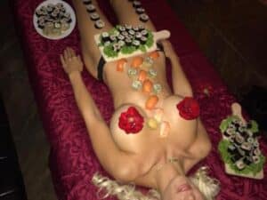 body bufet a striptýz